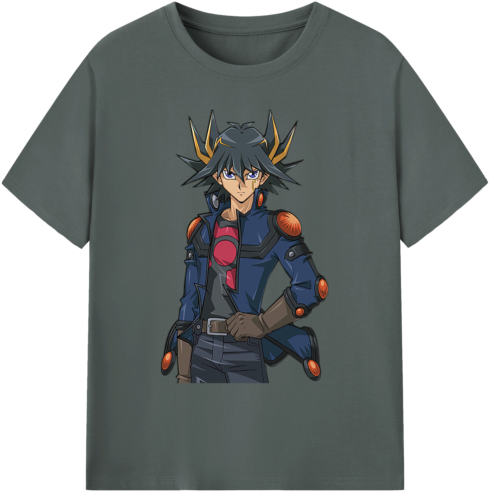 （画像用） 遊☆戯☆王 Yu-Gi-Oh! 綿100％ メンズ半袖Tシャツ｜肌触りやわらか＆通気性